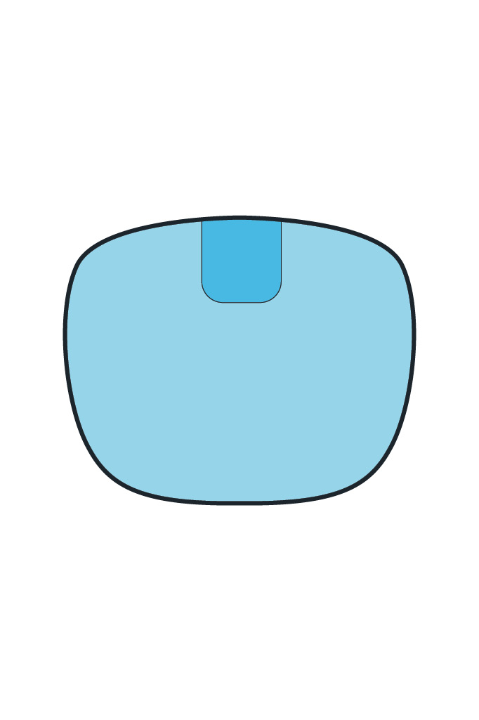 Ergochair coccyx zone seat icon illustration